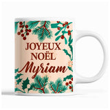 Tasse Noël Myriam Beige - Planetee