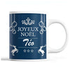 Tasse Noël Téo Bleu - Planetee
