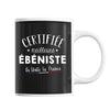 Mug Femme Ebéniste Meilleure de France | Tasse Noire métier - Planetee