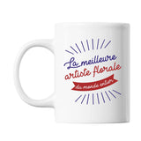 Mug Artiste florale Femme Métier Meilleure de France - Planetee