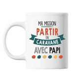 Mug  Ma mission Caravane avec Papi - Planetee