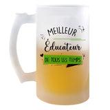 Chope de bière Meilleur Éducateur de tous les temps - Planetee