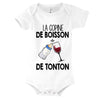 Body bébé La copine de boisson de tonton Vin - Planetee