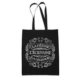 Sac Tote Bag Écrivaine La Déesse La Légende Noir - Planetee