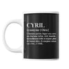Mug Cyril Prénom définition - Planetee