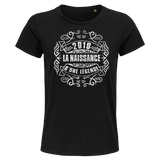 T-shirt Femme Naissance Légende 2010 - Planetee