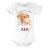 Body bébé Julia Princesse Écureuil - Planetee