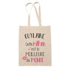 Tote Bag Guylaine Meilleure Maman - Planetee