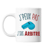 Mug Arbitre j'peux pas Blanc - Planetee