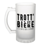Chope de bière Trottinette et bière - Planetee