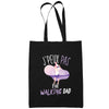 Sac Tote Bag The Walking Dad Je peux pas Noir - Planetee