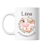 Mug Léna Amour et Biberon de Lait Vache - Planetee