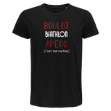T-shirt homme Biathlon C'est ma Routine - Planetee