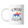 Mug Dressage c'est la vie Chevaux - Planetee