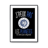 Affiche Astrologie j'peux pas Noir - Planetee