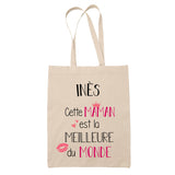 Tote Bag Inès Meilleure Maman - Planetee