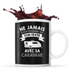 Mug personnalisable caravane Prénom Métier Age tasse pour Caravanier - Planetee