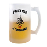 Chope de bière J'temmerde j'peux pas - Planetee