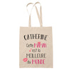 Tote Bag Catherine Meilleure Maman - Planetee