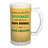 Chope de bière Papa Puydomois Chauvin et Sans Pression - Planetee