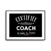 Affiche Coach Femme Métier Meilleure de France - Planetee