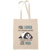 Sac Tote Bag panda dormeur beige - Planetee