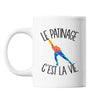 Mug Patinage c'est la vie Patineur et Patineuse - Planetee