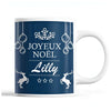 Tasse Noël Lilly Bleu - Planetee