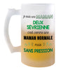 Chope de bière Maman Deux Sévrienne Chauvine Sans Pression - Planetee