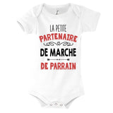 Body bébé La Petite Partenaire de Marche de Parrain - Planetee