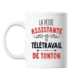 Mug La Petite Assistante de Télétravail de Tonton - Planetee