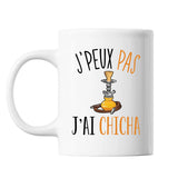 Mug Chicha j'peux pas Blanc - Planetee