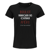 T-shirt femme Fabriquer des Couteaux C'est ma Routine - Planetee