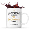 Mug blanc Propriété du Meilleur Bio Informaticien - Planetee