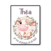 Affiche Théa Amour et Biberon de Lait Vache - Planetee