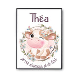 Affiche Théa Amour et Biberon de Lait Vache - Planetee