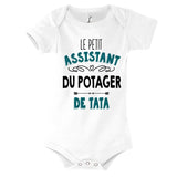 Body bébé Le Petit Assistant du Potager de Tata - Planetee