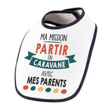 Bavoir bébé Ma mission Caravane avec mes Parents - Planetee