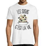 T-shirt homme Sushis c'est la vie - Planetee