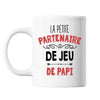 Mug La Petite Partenaire de Jeu de Papi - Planetee