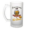 Chope de bière Tir à l'Arc et Bière | Verre à bière pinte Cadeau humour alcool et loisir pour Archer - Planetee