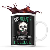 Mug noir Pas Touche Panda Filleule - Planetee