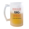Chope de Bière Flag C'est ma Routine - Planetee