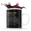 Mug Grégory Définition Perfection - Planetee