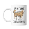 Mug Amour à donner Golden Retriever - Planetee