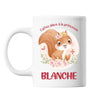 Mug Blanche Princesse Écureuil - Planetee