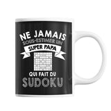 Mug Papa sudoku Père Intellectuel - Planetee