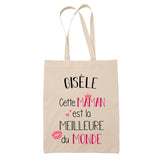 Tote Bag Gisèle Meilleure Maman - Planetee