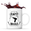 Mug blanc Bricolo Papy - Planetee