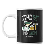 Mug Jardin j'peux pas Noir - Planetee